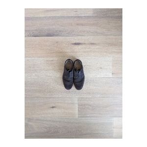Clarks suede lace ups